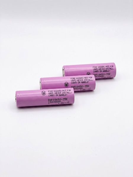 Акумулятор Samsung INR18650-35E 3400mAh (Li-ion) 26012 фото