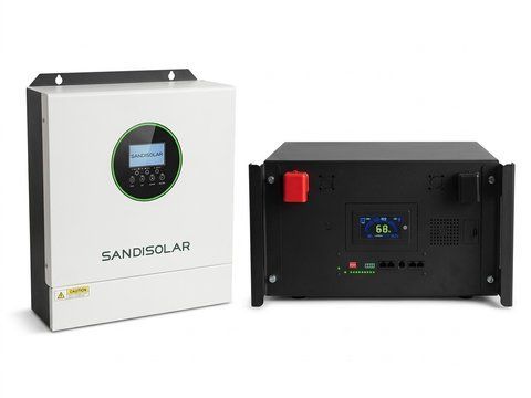 Комплект безперебійного живлення Акумуляторна батарея LiFePO4 24V 314Ah 8кВт + Гібридний інвертор 4,2кВт 26039 фото